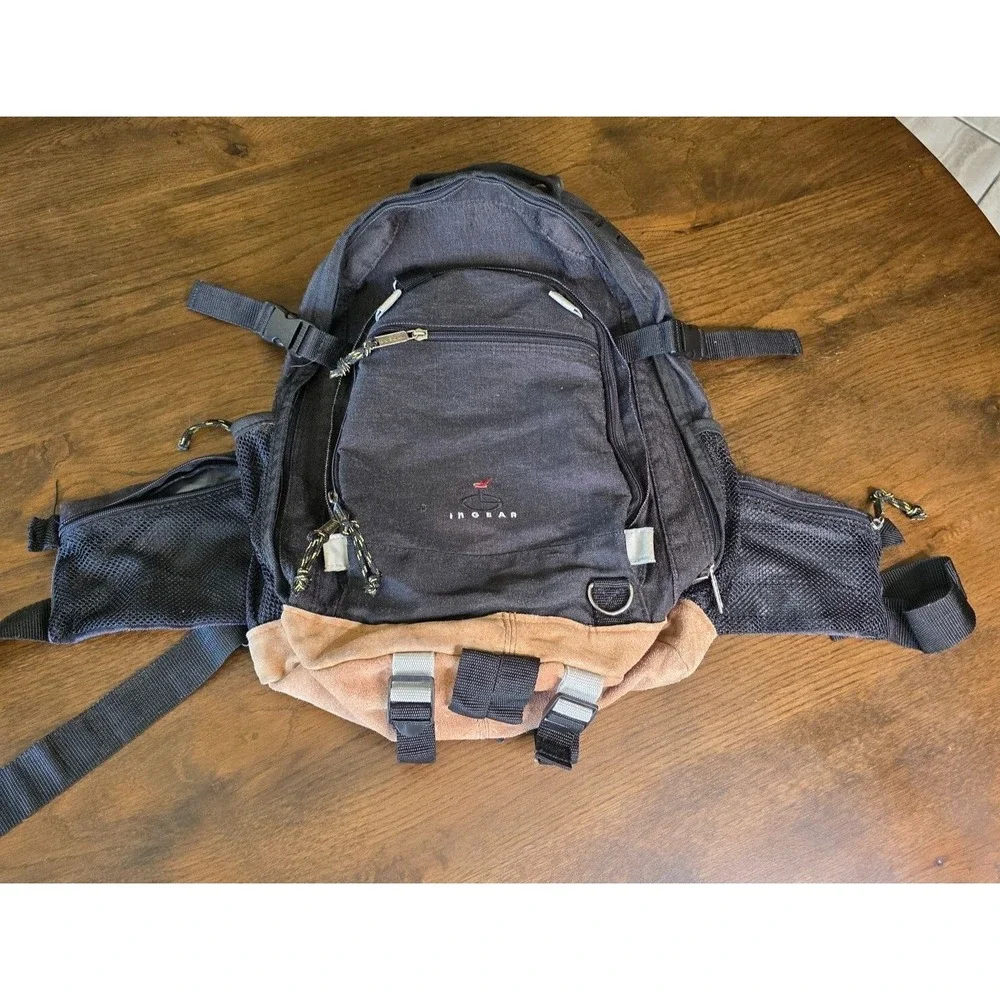 In Gear Men's Black Multi Compartment Canvas Backpack Preowned